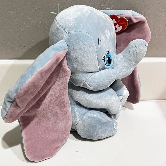 TY Dumbo Elephant Sparkle Disney plush Toy, NWT - Picture 2 of 9